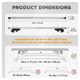 $50 TANX Roof Rack Cross Bars with 4 Anti-Theft Locks, 200lb Capacity