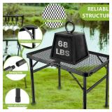 2x1.3 ft Folding Camping Table, Grill Table for Outdoor BBQ