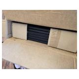 $140 Metal Dog Gate with Cat Door, 120" Extra-Wide, 36" High