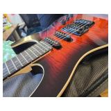 $114 39" Solid Body Electric Guitar Kit, Bone Nut, 24 Frets, Sunburst