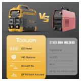 $140 TOOLIOM 195A TIG Welder with Lift Torch, Dual 110V/220V