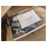 JANZAA Xmas Full Size Velvet GRAY Comforter Set Snowflake 3pc