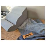 Romrol Dog Stairs Ramp for Beds/Couches, 3-Tier, 15.7 H, Grey