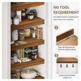 $95 Bamboo Wire Shelf Covers for Pantry/Closet (4pcs, 24x12)