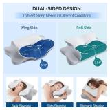 Cervical Neck Pillow for Pain Relief - Ergonomic Memory Foam