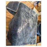 $48 6x9 Grey Rugs - Soft Shaggy Area Rug for Living Room, Anti-Skid