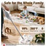 $60 Steam Mop 13-in-1 Handheld Steam Cleaner, 500ML Tank, 23FT