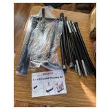 $67 6x6ft Football Training Net with 3 Target Pockets, Portable QB