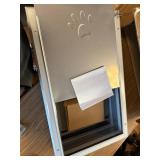 $200 Petoasis 3-Flaps Dog Door for Wall, Rust-Proof Aluminum Frame