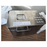 $100 OSIPOTO 2LB Bread Maker 17-in-1 Stainless Steel, 15h Timer