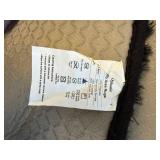 Ophanie Round Rug 6ft Black Circle Area Rug, Plush Shag Carpet