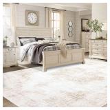 $163 Area Rug 10x14 Vintage Washable Living Room Rug Retro Medallion