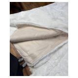 $220 White Washable Faux Fur Area Rug - 8x10, Fluffy Boho Rectangle