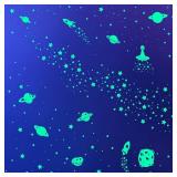 260 Pcs Glow-in-the-Dark Stars Wall Stickers for Kids