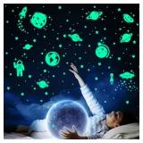 260 Pcs Glow-in-the-Dark Stars Wall Stickers for Kids