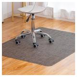 $46 Office Chair Mat for Hardwood Floor 36x48" Dark Walnut