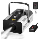 $76 Fog Machine 1000W with Wireless Remote & Manual Control for DJ
