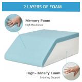 Leg Elevation Pillow for Swelling & After Surgery, Memory Foam