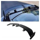$80 Universal 54in Rear Spoiler, Seagull PRO Matte Black, Sedan Trunk