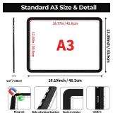 Zocilight A3 Diamond Art Light Board, 16.77x13.35in, 6000 Lux