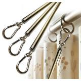 $55 46 in Light Bronze Iron Curtain Pull Wand (4 Pack) Drapery Rod