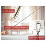 $55 46 in Light Bronze Iron Curtain Pull Wand (4 Pack) Drapery Rod