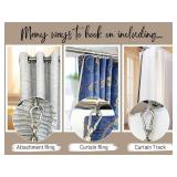 $55 46 in Light Bronze Iron Curtain Pull Wand (4 Pack) Drapery Rod