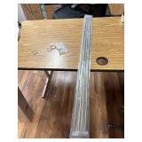 $55 46 in Light Bronze Iron Curtain Pull Wand (4 Pack) Drapery Rod