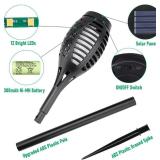 IkeeRuic Solar Torch Lights Outdoor with Flickering Flame