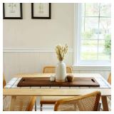 $60 Acacia Serving Board with Handles, 36x12in Charcuterie Platter