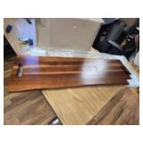 $60 Acacia Serving Board with Handles, 36x12in Charcuterie Platter