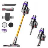 $110 Cordless Vacuum Cleaner 600W 50KPa 65Mins WallMount