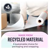 Bryco Goods White Kraft Paper Roll - 36x100