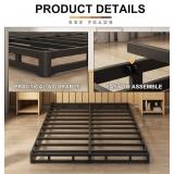 $76 EMODA 5-Inch Queen Box Spring Bed Base, Metal Foundation