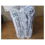 $75 8x10 Area Rugs, Non-Slip Low-Pile Washable Rug, Distressed Grey