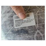 $75 8x10 Area Rugs, Non-Slip Low-Pile Washable Rug, Distressed Grey