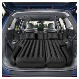 $60 Inflatable SUV Air Mattress with Pump, Car Sleeping Bed, 2 Pillows