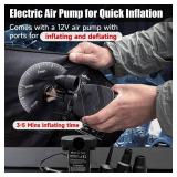 $60 Inflatable SUV Air Mattress with Pump, Car Sleeping Bed, 2 Pillows