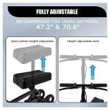 $115 LCJ Knee Scooter Walker for Adults with Braking System Black