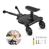 $51 Universal Stroller Board, 2-in-1 Sit/Stand, Holds Up to 55 lbs