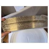 $190 CLXEAST 28-Inch Gold Moving Gear Wall Clock, Farmhouse Decor