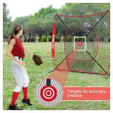 $50 6x6 Baseball/Softball Practice Net - Pitching, Batting, Catching