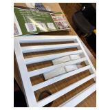 $60 Dog Gate Freestanding Fence, 24" H, 3 Panels, Doorways, White