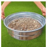 19" Extra Large Soil Sifter with Handles, 1/4" Mesh
