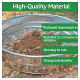 19" Extra Large Soil Sifter with Handles, 1/4" Mesh