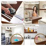 $50 Wire Shelf Covers (4 pcs), PVC Faux Wood Liners 16x12, 0.24in