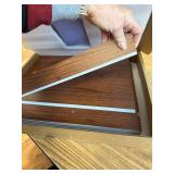 $50 Wire Shelf Covers (4 pcs), PVC Faux Wood Liners 16x12, 0.24in