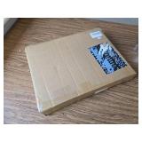 SANY DAYO HOME 12 x 16 in Real Glass Black Metal Framed Mirror