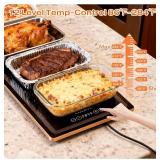 $100 Electric Warming Tray for Buffets 40x12 in, 12-Temp Settings