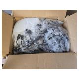 $599 Black 16-Light Modern Chandelier for Dining Room, 63" Hanging K9